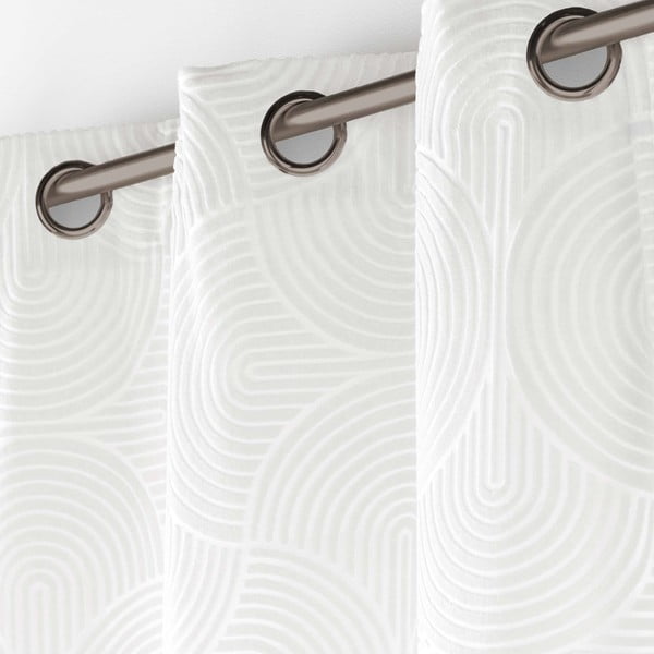 Tenda bianca in velluto 135x260 cm Eva – douceur d'intérieur-image-2