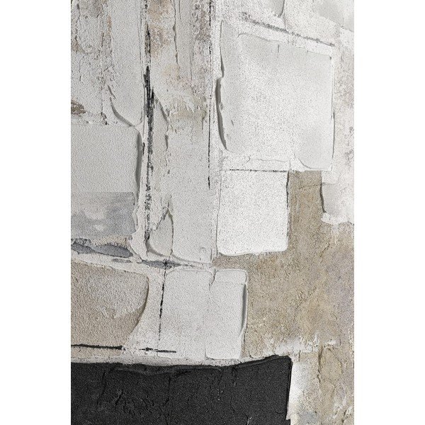 Dipinto stampato/con elementi dipinti a mano dipinto su tela 80x80 cm Crown – Bizzotto-image-2