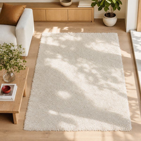 Tappeto beige chiaro , 100 x 150 cm Aqua Liso - Universal-image-1