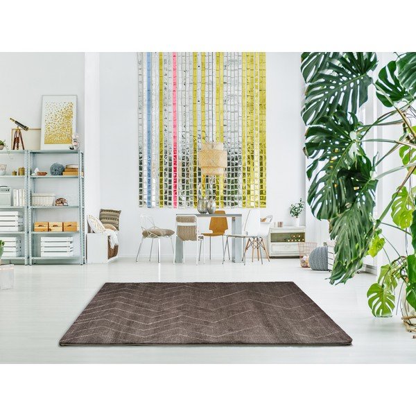 Tappeto grigio Moana Greo, 80 x 150 cm - Universal-image-1