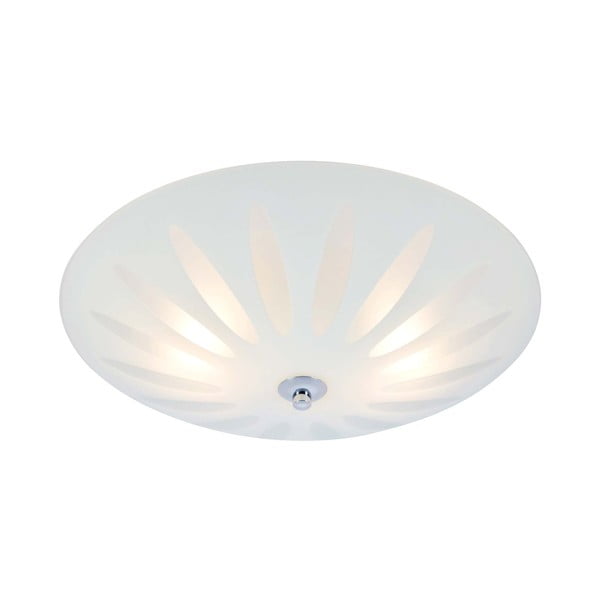 Plafoniera bianca con paralume in vetro Petal – Markslöjd