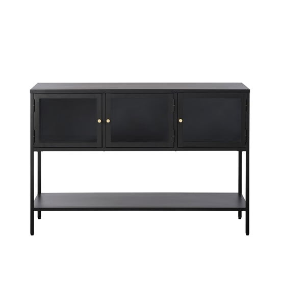 Vetrina in metallo nero 88x132 cm Carmel - Unique Furniture