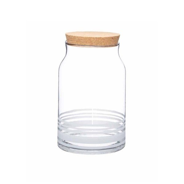 Dóza s korkovým víkem Kitchen Craft Natural Elements, 4 l