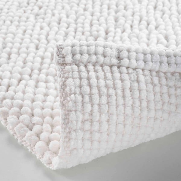 Tappetino per il bagno bianco 50x80 cm Yanis – douceur d'intérieur-image-2