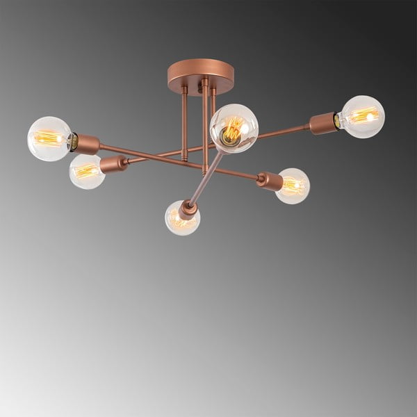 Plafoniera color bronzo 64x64 cm Flower – Opviq lights-image-3