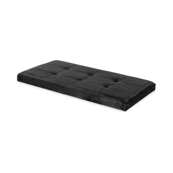 Sgabello in velluto nero - Compactor-image-3