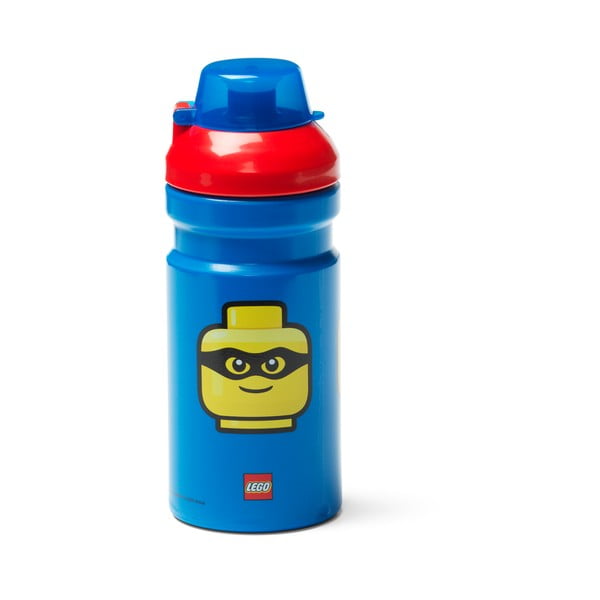 Borraccia blu con coperchio rosso , 390 ml Iconic - LEGO®