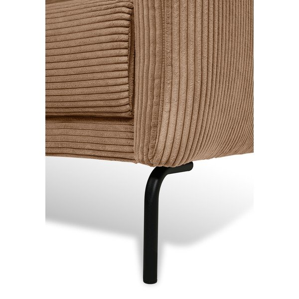 Divano in velluto a coste marrone chiaro 212 cm Venray - Scandic-image-4