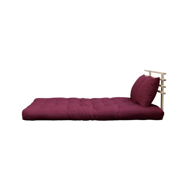 Divano variabile Shin Sano Naturale Chiaro/Bordeaux - Karup Design-image-3