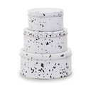 Barattoli per caramelle in metallo in set da 3 Speckled - Premier Housewares