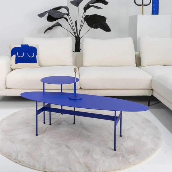 Tavolino rotondo in metallo ø 40 cm Mira – Spinder Design-image-2