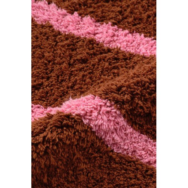 Passatoia rosa/marrone in cotone 80x250 cm Mika – Jotex-image-2