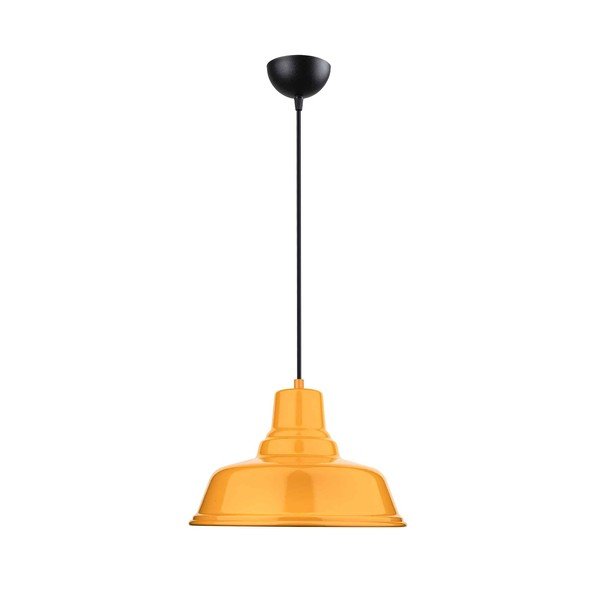 Apparecchio a sospensione in metallo giallo ocra ø 32 cm Pawn - Squid Lighting