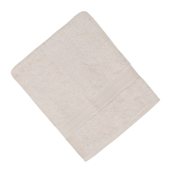Asciugamano beige in cotone e fibra di bambù , 70 x 140 cm Lavinya - Foutastic