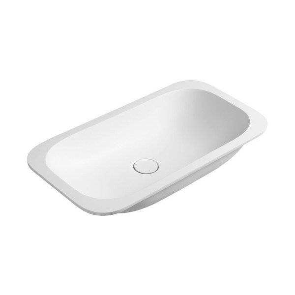 Lavabo bianco in pietra artificiale 59x35,5 cm Impala – Sapho-image-2
