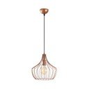 Lampadario color rame con paralume in metallo ø 27 cm Mezopotamya – Opviq lights