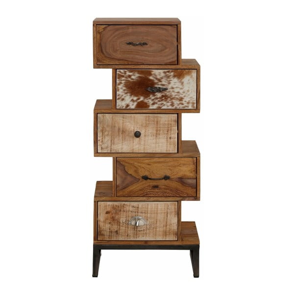 Cassettiera in legno Sheesham Himani - Støraa