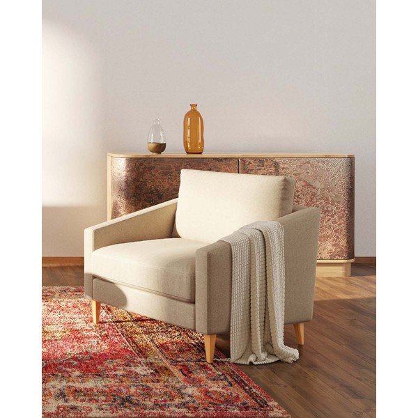 Poltrona relax beige Karoto - Ame Yens-image-1