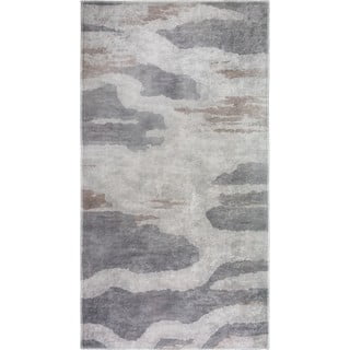 Passatoia grigia lavabile 80x200 cm City Clouds – Vitaus