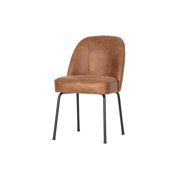 Sedie da pranzo in set marrone cognac in pelle 2 pz Vogue – WOOOD-image-3