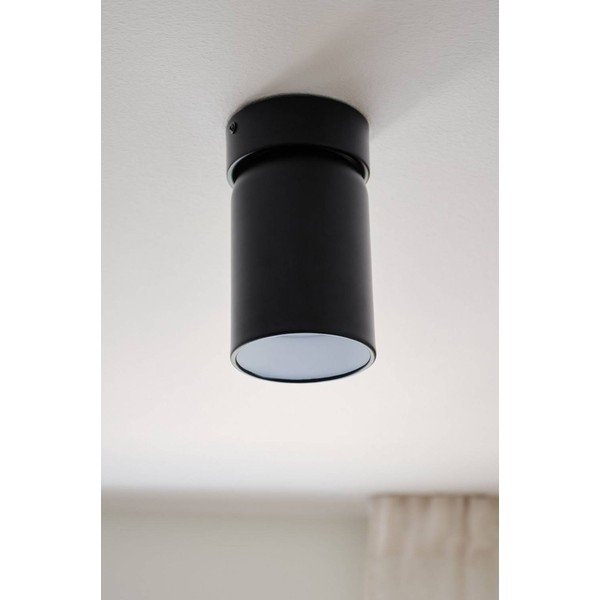 Faretto nero in metallo con struttura flessibile/con intensità regolabile ø 10,5 cm Ara – Jotex-image-3