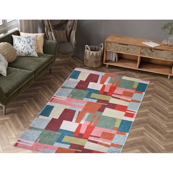 Tappeto lavabile 80x150 cm Blocks of Fun – Vitaus-image-1