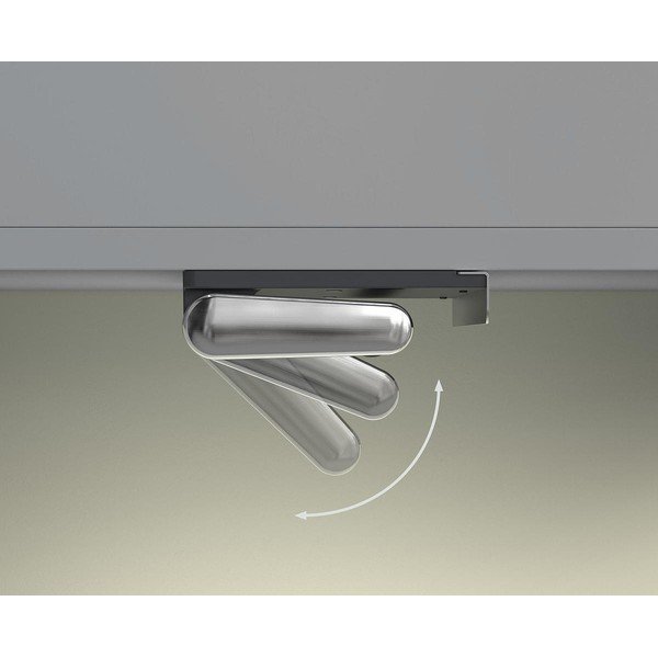 Portarotolo da cucina da parete da parete argentato in plastica RollGrip – Joseph Joseph-image-4