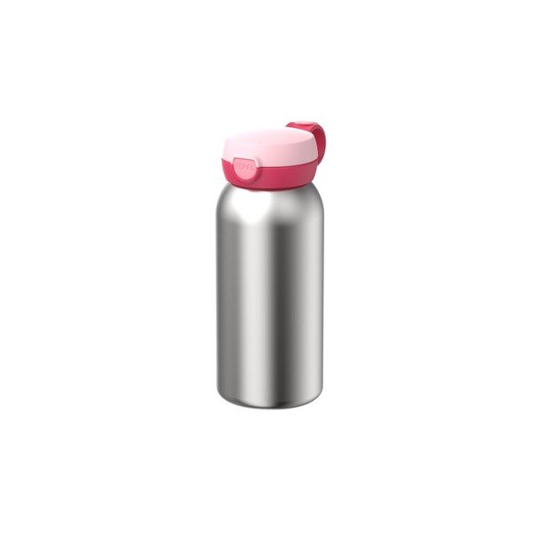 Thermos da bambini rosa/argentato in metallo 500 ml Campus – Mepal