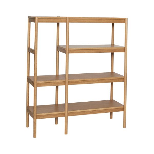Scaffale di colore naturale con effetto rovere 120x140x42 cm Seize – Hübsch