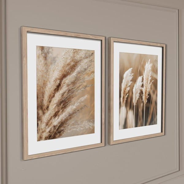 Set di dipinti 2 pz 30x40 cm Selloana – Styler-image-2