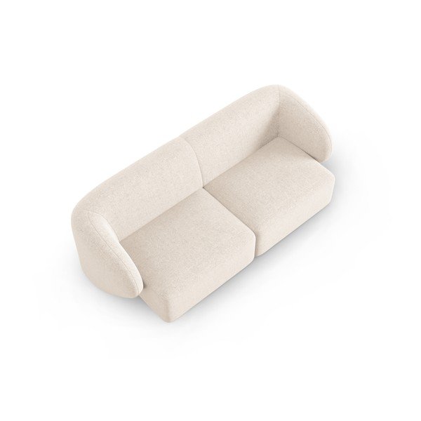 Divano beige con rivestimento in ciniglia 188 cm Paolo – Milo Casa-image-1