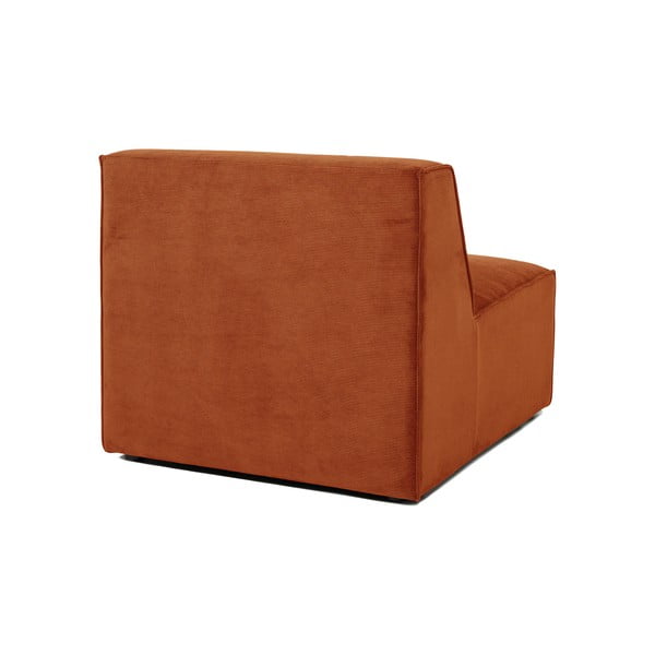 Modulo divano in velluto a coste arancione (parte centrale) Sting - Scandic-image-3