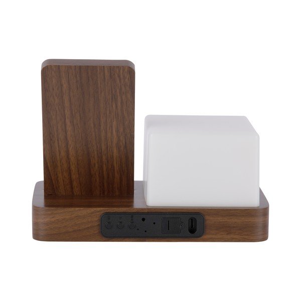 Sveglia digitale/da tavolo con ricarica wireless Retro LED Night Light – Karlsson-image-4