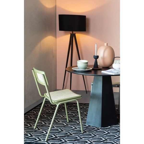 Sedie da pranzo in rattan verde in set di 2 Jort - Zuiver-image-1