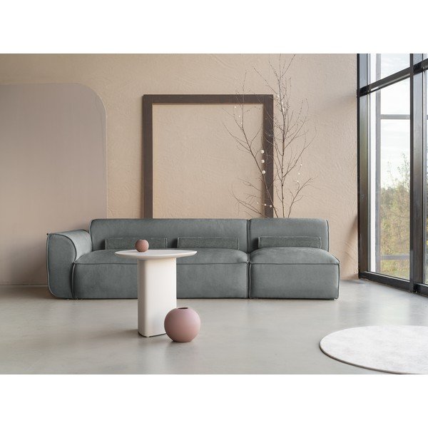 Chaise lounge componibile verde (con penisola a sinistra) Flex Felix – Miuform-image-1