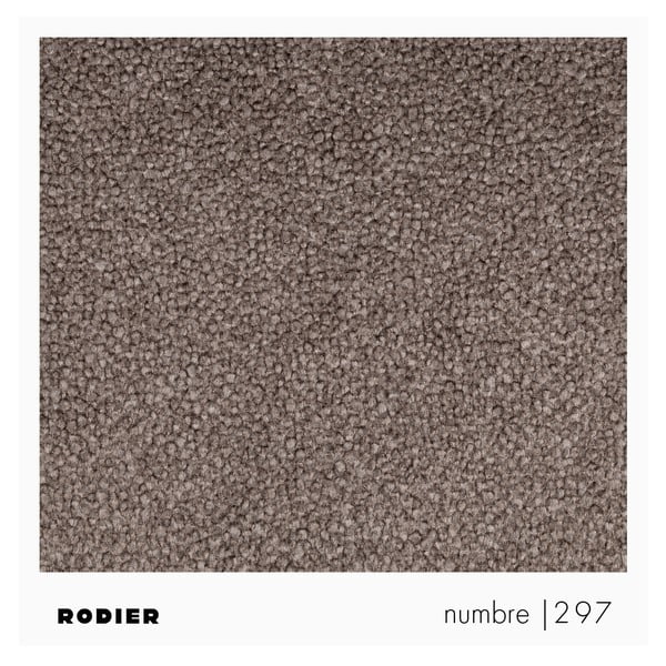 Poltrona marrone rivestita in bouclé Mirel – Rodier-image-4