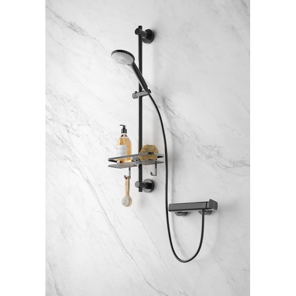 Scaffale da bagno nero Origin - Metaltex-image-4