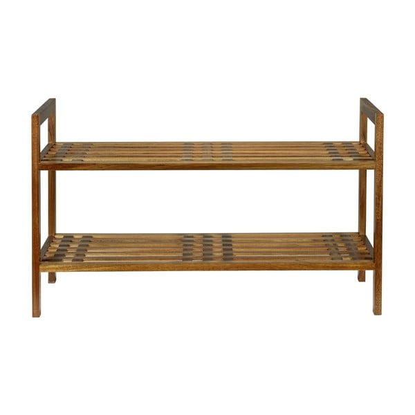 Scarpiera di colore naturale in acacia massiccia 69x40,5x27 cm Fondi – Wenko-image-3