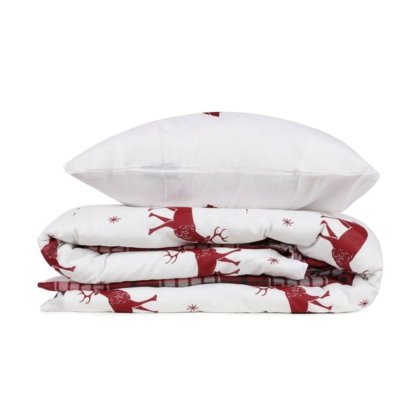 Lenzuolo in misto cotone per letto matrimoniale Claret Red, 200 x 220 cm Geyik - Mijolnir-image-2