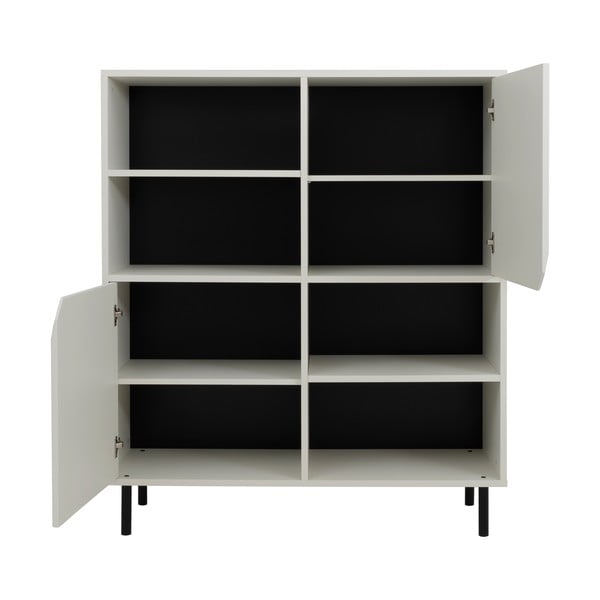 Libreria bianca 118x137 cm Corner - Tenzo-image-4