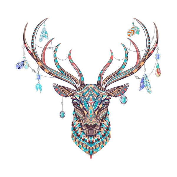 Samolepka Ambiance Boho Deer-image-2