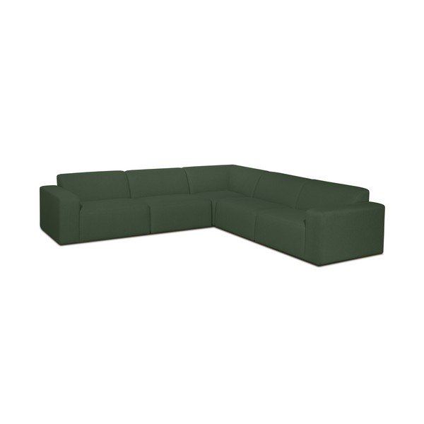 Divano angolare verde scuro Roxy - Scandic-image-2
