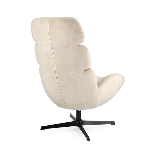 Poltrona beige girevole Violante – Bizzotto-image-4