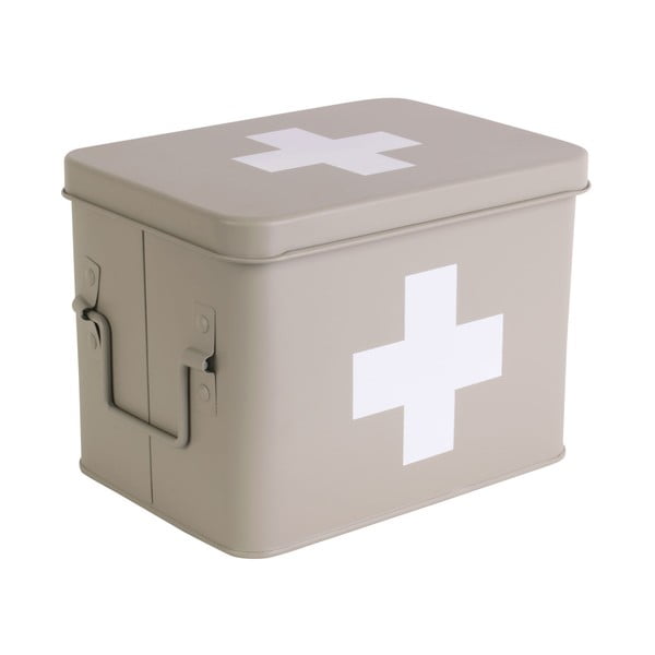 Armadietto in metallo beige Medicina, larghezza 21,5 cm - PT LIVING