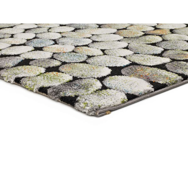 Tappeto grigio Sandra Stones, 140 x 200 cm - Universal-image-2