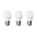 Lampadine LED bianco caldo in set di 3 pezzi E27, 4 W - EMOS