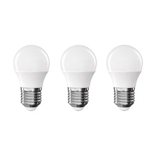 Lampadine LED bianco caldo in set di 3 pezzi E27, 4 W - EMOS