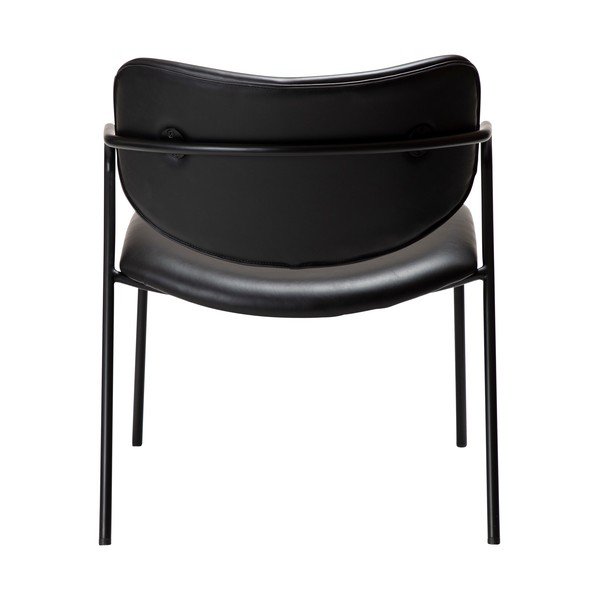 Poltrona in similpelle nera Zed - DAN-FORM Denmark-image-4