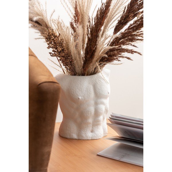 Vaso in poliresina bianco Male - PT LIVING-image-1