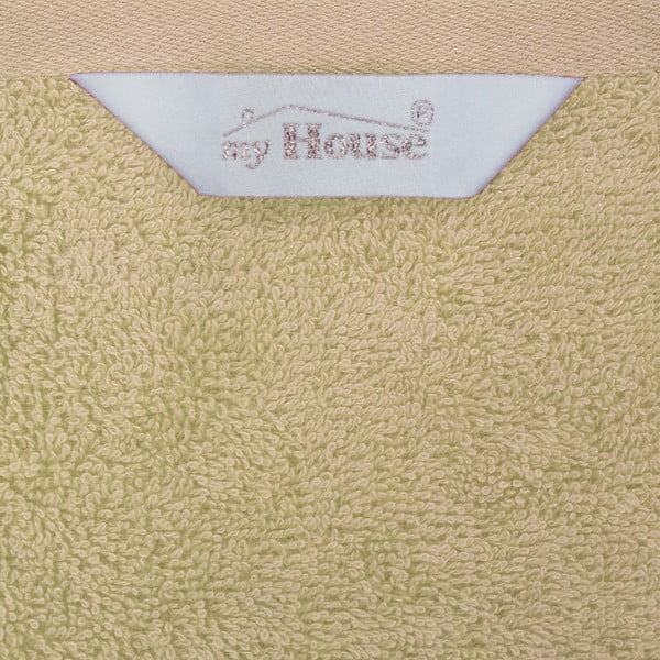 Asciugamano in cotone beige 100x50 cm Darwin - My House-image-1